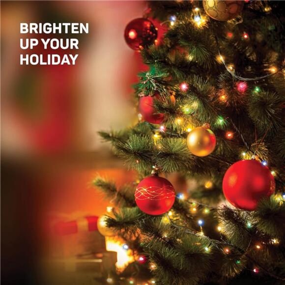 Christmas Lights [Set of 100] Multi-Colored Christmas Lights, UL Approved - Picture 4 of 8